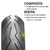 Pneu Pirelli 110/70r17 Diablo Rosso Ii (tl) 54h (d) Cb 250f - comprar online