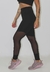 Calça Transparente Legging Fitness Preto Detalhe Tule | REF: LX119 - comprar online