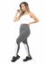 Cropped Alcinha Branco e Legging Mescla com Branco Conjunto Fitness | REF: LX179 - comprar online