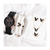 Imagem do Pulseira de Moda Brincos Brincos Colar de Anel Conjunto Novo Estilo Senhoras Relógio Branco Preto Presente Doando Dia dos Namorados