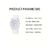 Pulseira de Moda Brincos Brincos Colar de Anel Conjunto Novo Estilo Senhoras Relógio Branco Preto Presente Doando Dia dos Namorados - Adapting Acessórios