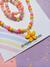 Kit Margarida Neon - Colar + Pulseiras - comprar online