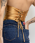 Cropped Corset Dourado - comprar online