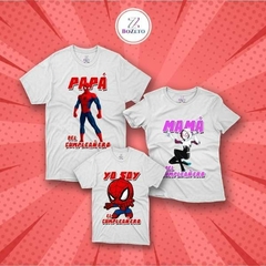 Camisetas Superhero FAMILIA x3 - tienda online