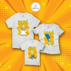 Camisetas Los Simpson FAMILIA x3 - comprar online