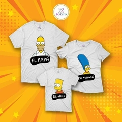 Camisetas Los Simpson FAMILIA x3