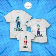 Camisetas Vegeta 1 FAMILIA x3