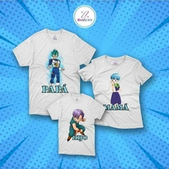 Camisetas Vegeta 1 FAMILIA x3 - comprar online