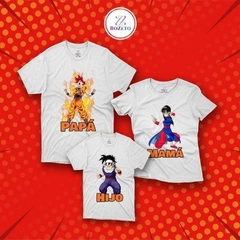 Camisetas Goku 2 FAMILIA x3 - comprar online