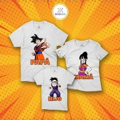 Camisetas Goku 1 FAMILIA x3 - comprar online