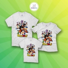 Camisetas Dragon Ball 1 FAMILIA x3 - BoZeto