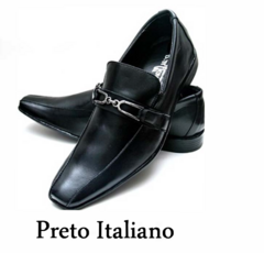 Sapato Social Italiano Preto