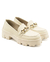 Mocassim Tratorado Feminino Off White Corrente - Anita Botelho