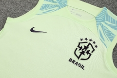 Kit de Treino Brasil Verde Claro Regata e Bermuda - Nike na internet