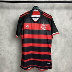 Camisa Flamengo I 2024/25 Vermelha e Preta - Adidas