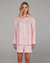 CAMISA LINHO FRESH LINEN CLASSIC PINK STRIPES - comprar online