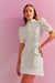 VESTIDO MEMORY PATTE OFF WHITE - Talencce