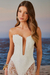 VESTIDO LONGO THASSIA RENDA AL MARE - OFF WHITE - loja online