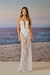 VESTIDO LONGO THASSIA RENDA AL MARE - OFF WHITE