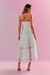 VESTIDO ENTREMEIO RENDAS E BARRA OFF WHITE - comprar online