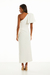 VESTIDO MIDI HILARY OFF WHITE - comprar online