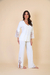 PIJAMA MANGA LONGA OFF WHITE RENDA - comprar online