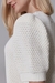 BLUSA CAMYS NEW PUFF EM TRICOT GOLA U OFF WHITE - loja online