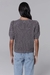 BLUSA CAMYS NEW PUFF EM TRICOT GOLA U DEEP GRAY - comprar online