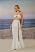 SAIA LONGA ANNE FLOR AL MARE - OFF WHITE - loja online