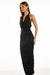 VESTIDO MIDI DIANA - PRETO - loja online