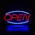 SInal de Aberto em Neon - Man Cave, Bares, Restaurantes