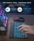 Teclado e Mouse Bluetooth RGB, para Tablet, Celulares, Computadores - comprar online