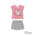 Conjunto feminino estampa de gatinho Elian