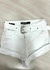 Shorts Jeans Branco - Florescer Modas