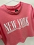 Cropped Camisetinha New York na internet