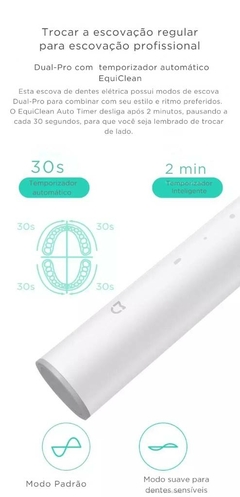 Escova de Dentes Elétrica Xiaomi mijia t300 ipx7 - comprar online