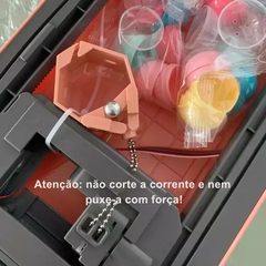 Imagem do Máquina de Boneca a fichas para crianças, mini garra captura