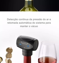 Rolha de vinho a vácuo elétrica - loja online