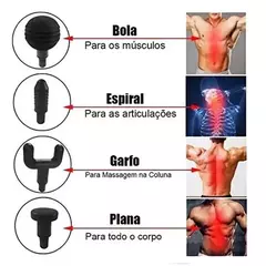 Massageador Elétrico Profissional Pistola Muscular - loja online