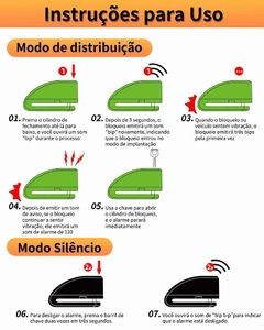 Imagem do Alarme Para Motocicleta e Bicicleta Disco Bloqueio