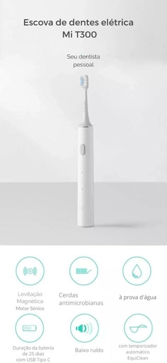 Escova de Dentes Elétrica Xiaomi mijia t300 ipx7 - comprar online