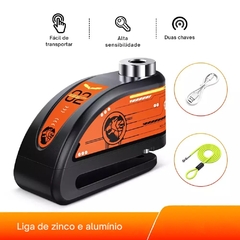 Alarme Para Motocicleta e Bicicleta Disco Bloqueio - comprar online