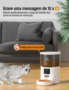 Alimentador automático de 4L para gatos WiFi - comprar online