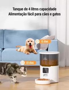 Alimentador automático de 4L para gatos WiFi