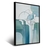 Quadro Decorativo Tons Azul Geometrico - comprar online