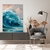 Quadro Decorativo Praia Onda Azul