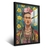 Quadro Decorativo Frida Kahlo Floral