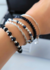 PULSERA CRISTAL ELASTICA NEGRA - comprar online