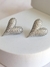 aretes de corazón zirconias - comprar en línea