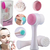 Kit de Cuidados Pessoais: Escova de Limpeza Facial, Escova de Massagem Capilar e Faixa de Cabelo em